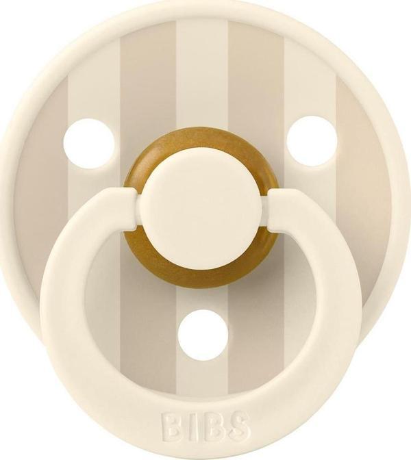 Bibs Studio Colour Block Kauçuk Emzik - Vanilla - Image 1