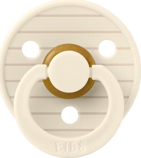 Bibs Studio Colour Pin Kauçuk Emzik - Ivory-Vanill - Image 1