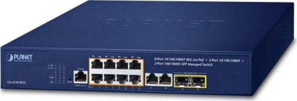 Yönetilebilir Gigabit Switch (Managed Gigabit Switch)&lt;br&gt;8-Port 10/100/1000T IEEE 802.3at/af P - Image 1