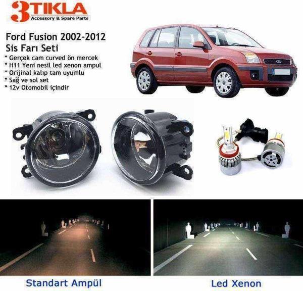 Fusion 2002-2012 Beyaz Led Xenon Sis Farı Seti - Image 1