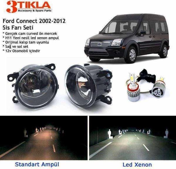 Connect 2002-2012 Beyaz Led Xenon Sis Farı Seti - Image 1