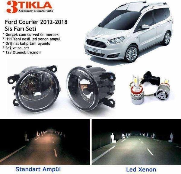 Courier 2012-2018 Beyaz Led Xenon Sis Farı Seti - Image 1