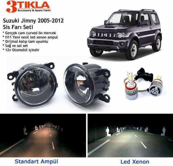 Suzuki Jimny 2005-2012 Beyaz Led Xenon Sis Farı Seti - Image 1
