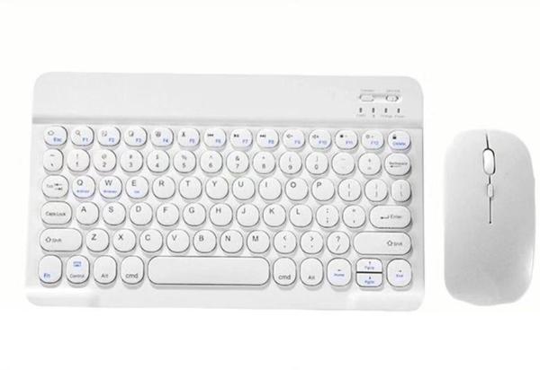 Skygo ONEZERO ZR20KM Bluethoot Mouse Klavye Beyaz - Image 1