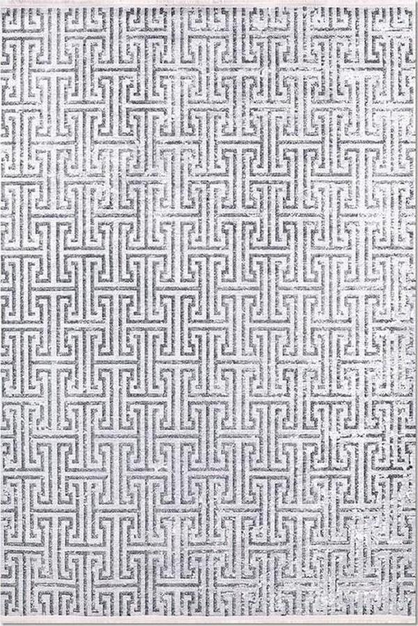 Crea Kesme Yolluk Halısı 100x500 Printed Carpet 2165PC Gri Açık - Image 1