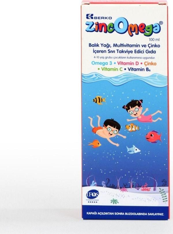 Zincomega Balık Yağı 100 Ml - Image 1