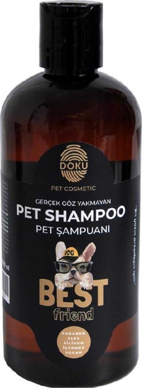 Doku Pet Cosmetic Kedi ve Köpekler İçin Göz Yakmayan Şampuan 500 ml - Image 1