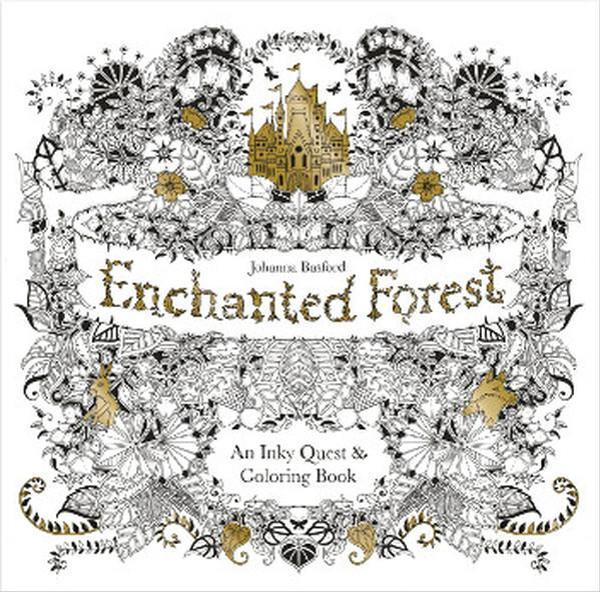 Enchanted Forest: An Inky Quest and Colouring Book - Laurence King Publishing - Image 1