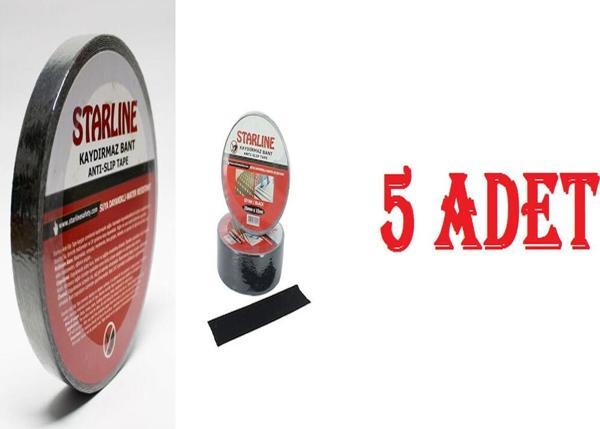 25 Mm * 15M Yüksek Tutuşlu Kaydırmaz Zemin Bantı x 5 Adet - Image 1