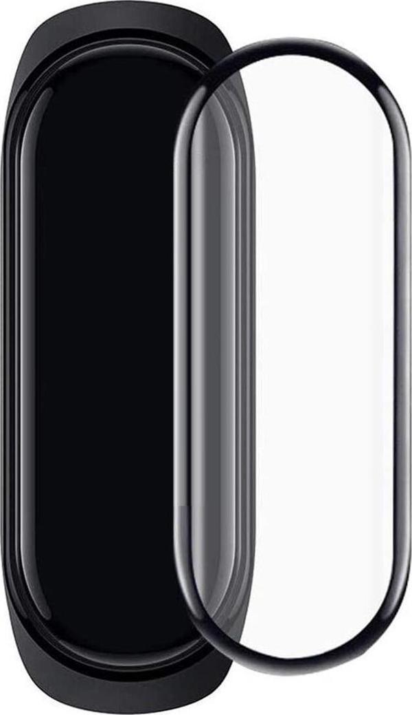 Bufalo Xiaomi Mi Band 3/4 Ekran Koruyucu 3D Kavisli PMMA Nano Siyah Çerçeve - Image 1