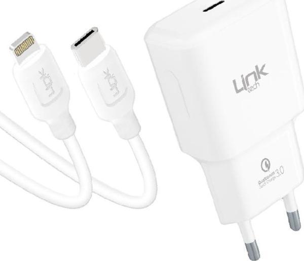 LinkTech T456e Eco PD20W Type-C to Lightning Kablolu Şarj Aleti Set - Image 1