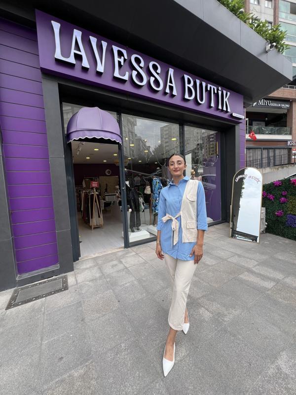 KOMBİNLİ TAKIM MODEL - MAVİ RENK - Image 1