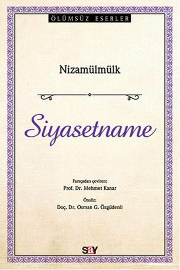 Siyasetname - Say Yayınları - Image 1