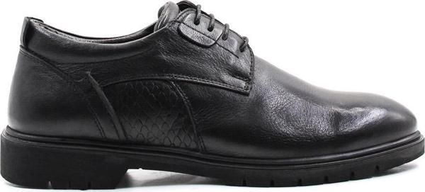 Hakiki Deri Kürklü Erkek Klasik Ayakkabı 711KMA478 - Image 1