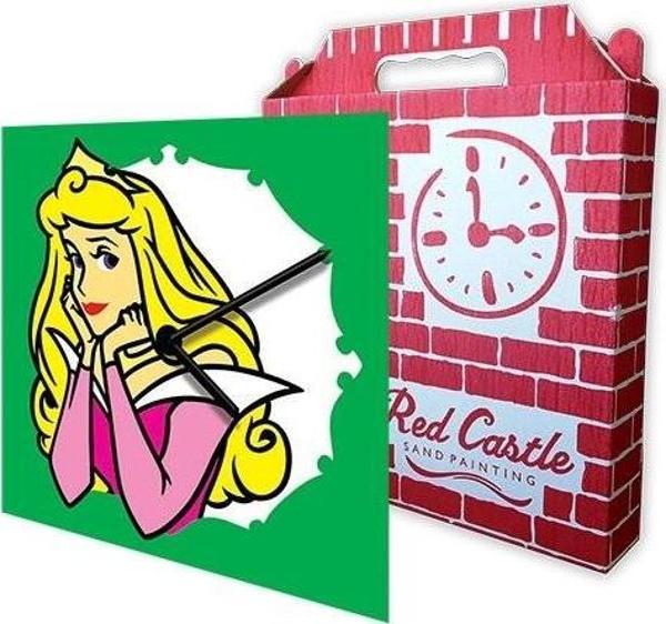 Disney Aurora Saat (Clock) Kum Boyama Seti-Red Castle S-0018 - Image 1