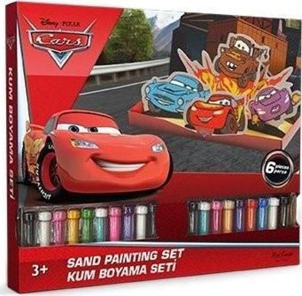 Disney Cars Tiyatro Sahnesi Büyük Kum Boyama Seti-Red Castle BKS-01 - Image 1