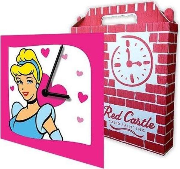 Disney Cindrella Saat (Clock) Kum Boyama Seti-Red Castle S-0014 - Image 1