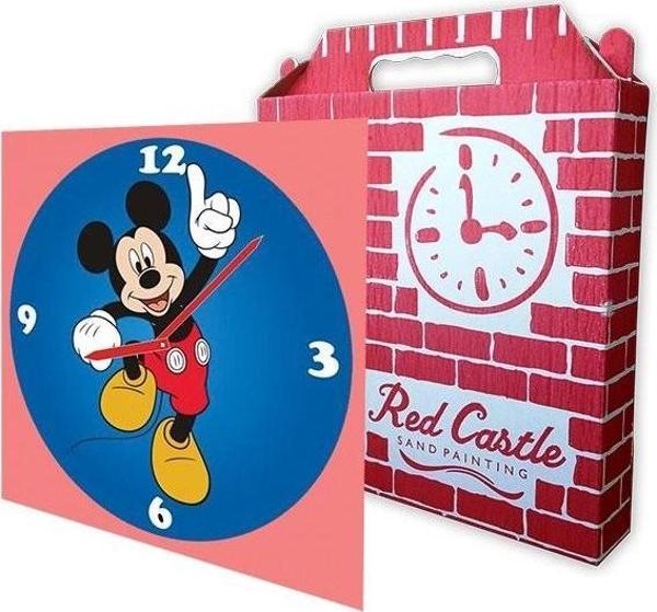 Disney Mickey Saat (Clock) Kum Boyama Seti-Red Castle S-0002 - Image 1