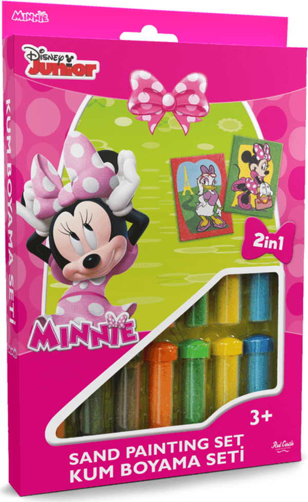 Disney Minnie Mouse & Daisy Duck Eğitici ve Eğlenceli Kum Boyama Seti-Red CastleDS-04 - Image 1