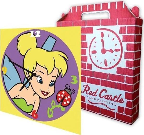 Disney Tinkerbell Saat (Clock) Kum Boyama Seti-Red Castle S-0008 - Image 1