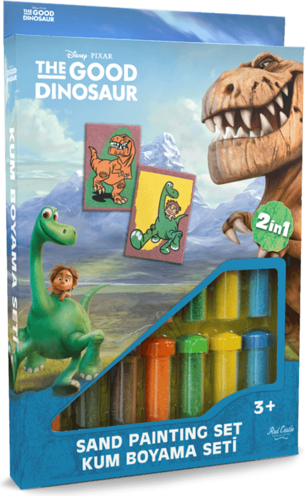 Eğitici ve Eğlenceli Kum Boyama Seti-Disney İyi Bir Dinozor  Butch & Arlo-Spot DS-23 - Image 1