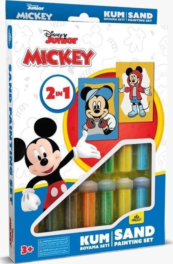 Eğitici ve Eğlenceli Kum Boyama Seti-Disney Mickey Mouse DS-47 - Image 1