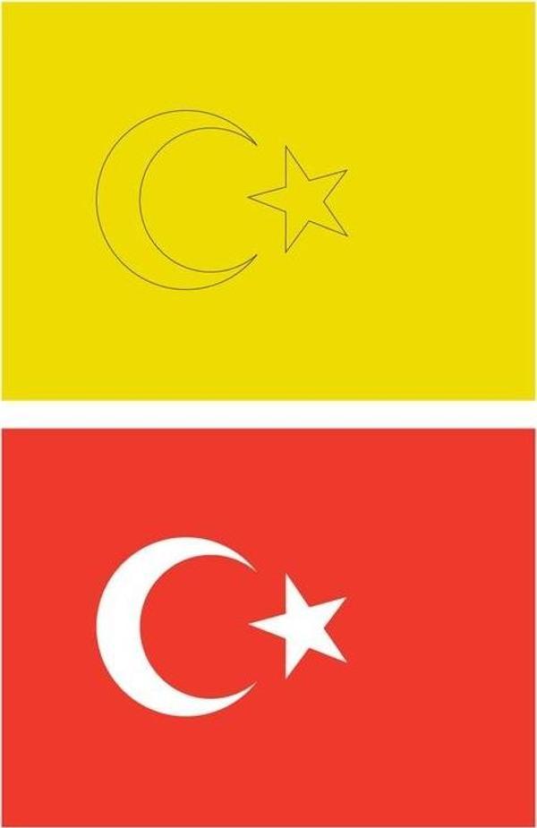 Türk Bayrağı 5 Adet Büyük Boy A4 Kum Boyama Kartı Seti-Red Castle KB-RC-056 - Image 1