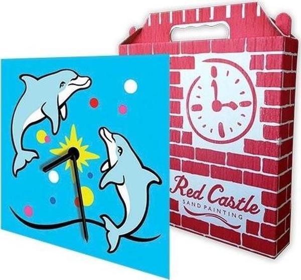 Yunuslar Saat (Clock) Kum Boyama Seti-Red Castle S-0011 - Image 1