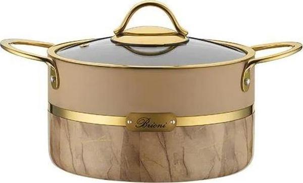 Brioni Selection Plus 24 Cm Derin Tencere - Krem - Image 1