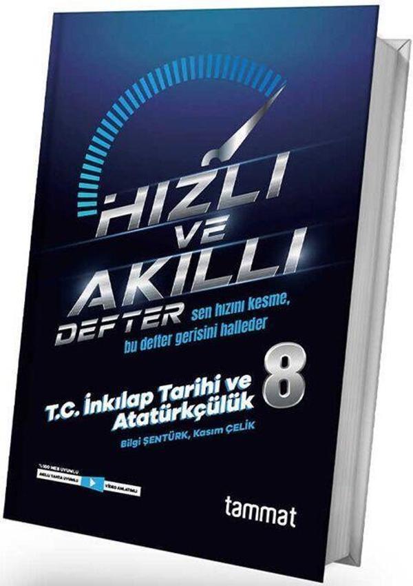 8. Sınıf LGS T.C. İnkılap Tarihi ve Atatürkçülük Hızlı ve Akıllı Defter Tammat Yayıncılık - Tammat  Yayıncılık - Image 1