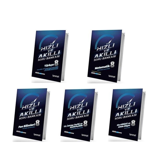 Tammat 8.Sınıf Hızlı ve Akıllı Soru Bankası Seti 5 Kitap - Tammat  Yayıncılık - Image 1
