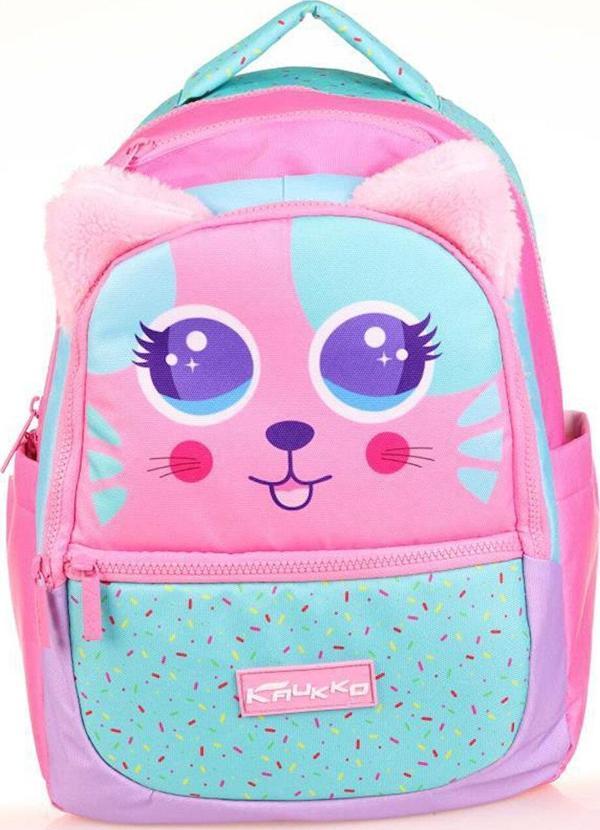Kaukko Kids Okul Sırt Çantası Cute Face Mouse L5145 - Image 1