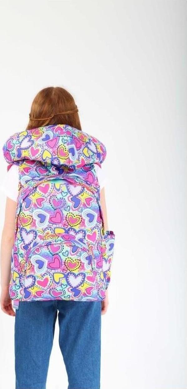 Kaukko Kids Okul Sırt Çantası Evolution Heart 39 X 30 X 15 Cm L5191 - Image 1