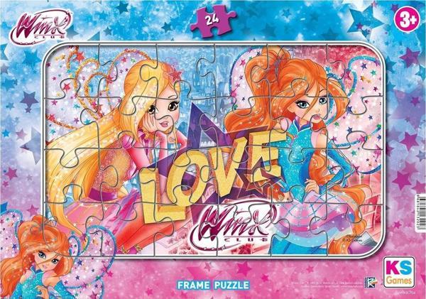 Ks Games Frame Puzzle 24 Parça Winx Lisanslı Ürün wınx704 - Image 1