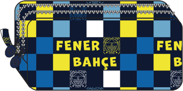 Me Çanta Fenerbahçe Dama Desen Kalem Çantası 24703 - Image 1