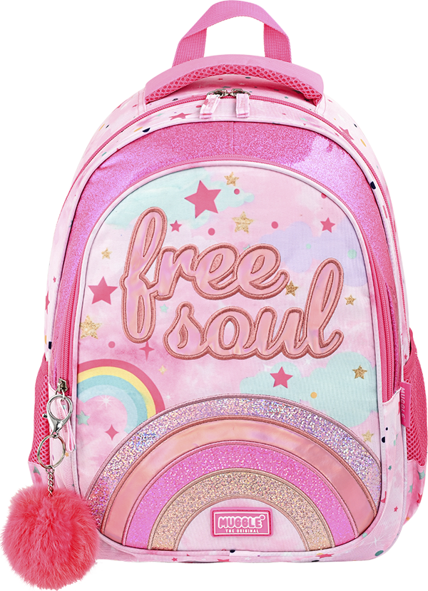 Muggle İlkokul Sırt Çantası Glitter Rainbow Koleksiyonu Mu-9060 - Image 1
