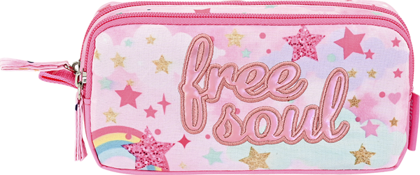 Muggle Kalem Çantası Glitter Raınbow Koleksiyonu Mu-9061 - Image 1