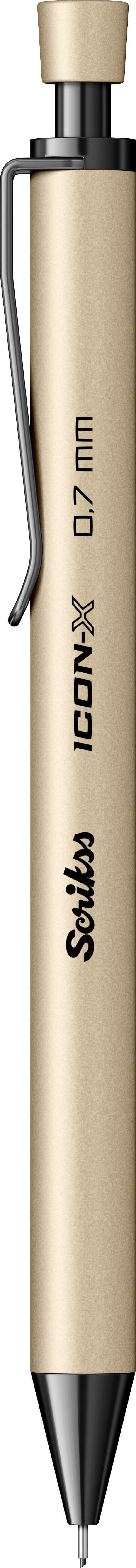 Scrikss Versatil Kalem (Mekanik Kurşun Kalem) Icon-X Metal 0.7 Mm Bej (12 Li Paket) - Image 1