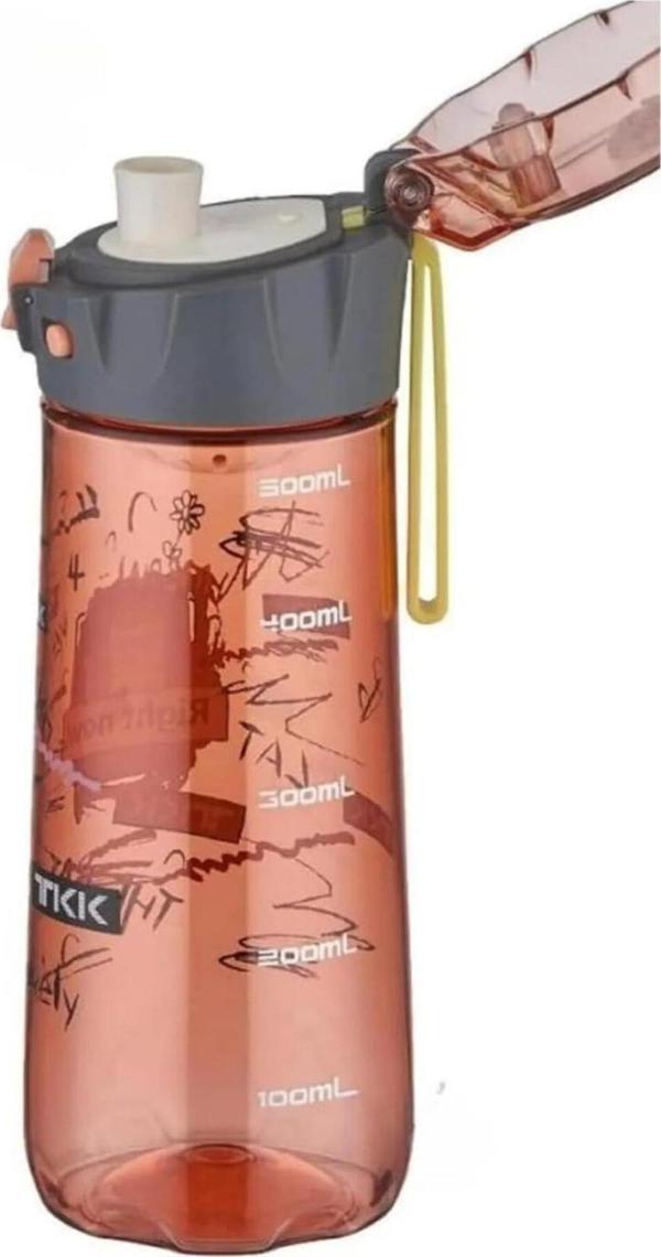 Vagon Tkk Desenli Matara (Suluk) 500 Ml T1008 (Karışık Renk 1 Adet) - Image 1