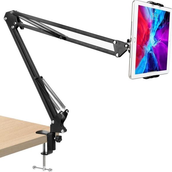 Coofbe Unlimited Metal Masaüstü Katlanabilir Klipli Tablet Tutucu Stand 360 Derece Dönen Tablet Stand - Image 1