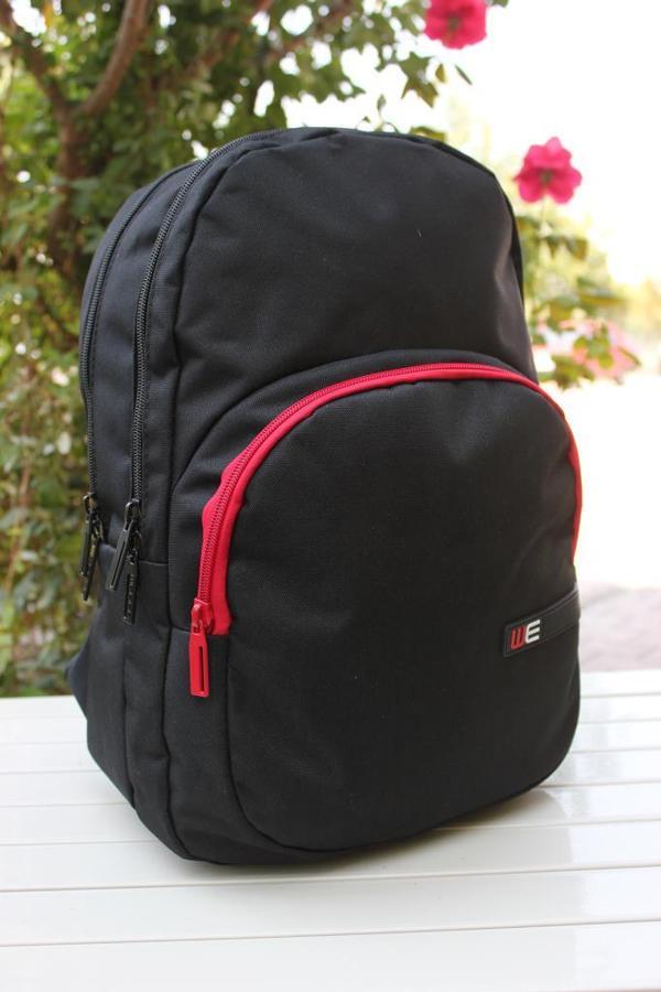 Webag Unisex Siyah Spor Okul Çantası Sırt Çantası 1012 - Image 1