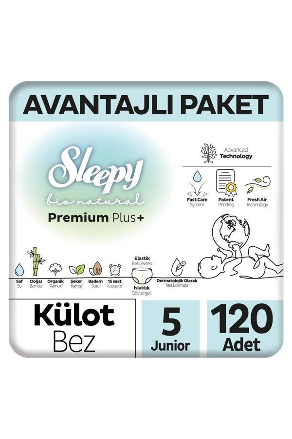 Bio Natural Premium Plus Avantajlı Paket Külot Bez 5 Numara Junior 120 Adet - Image 1
