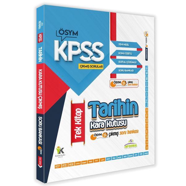 KPSS Ortaöğretim Tarihin Kara Kutusu Çıkmış Soru Bankası Dijital Çözümlü Konu Özetli - Karakutu Yayınları - Image 1