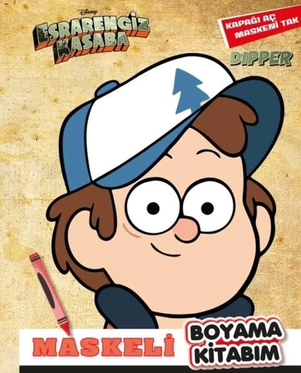 Nessi World Disney Esrarengiz Kasaba Maskeli Boyama Dipper - Image 1