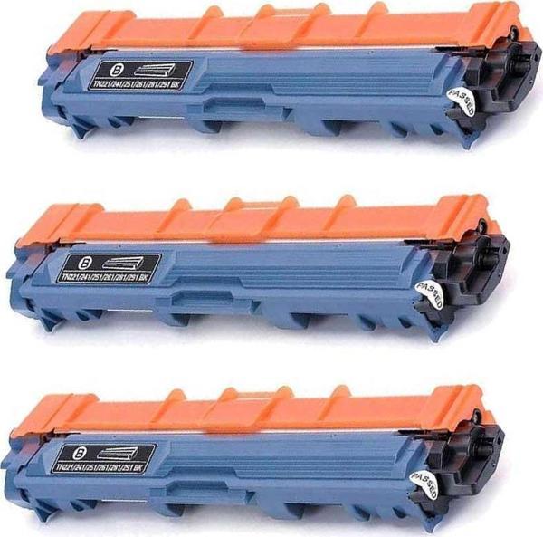Brother HL-3170 MFC-9140cdn MFC-9330cdw Siyah Muadil Toner 3'lü Set TN261BK - Image 1