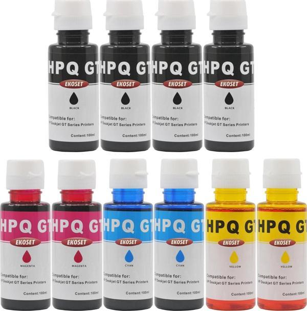 Ekoset hp ink Tank 115 315 415 Uyumlu Renkli Mürekkep 10 adet - Image 1