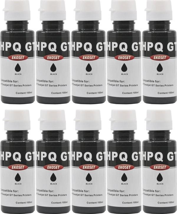 Ekoset hp ink Tank 115 315 415 Uyumlu Siyah Mürekkep 10 adet - Image 1