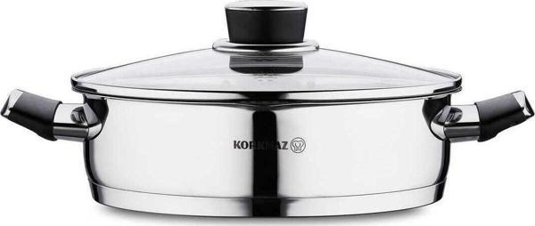 Korkmaz Pera Kısa Tencere 24x7 Cm A2084 - Image 1