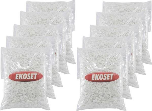 Kilitli Etiket İpi Beyaz 10'lu Paket - Image 1