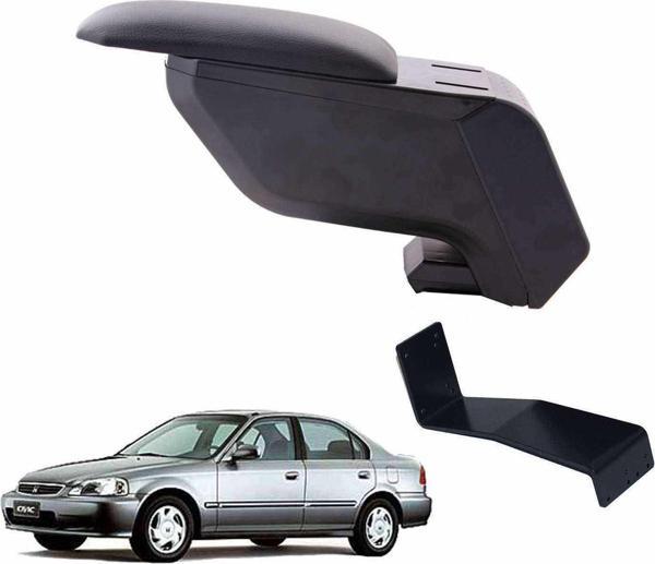 3 Tıkla Honda Civic 1997 Delmesiz Çelik Ayaklı Siyah Kolçak Kol Dayama - Image 1